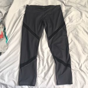 Grey Athletic Leggings (Capri)